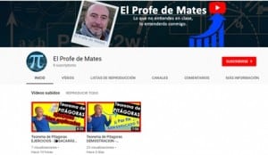 Canal de Youtube 300x174 1 Un alumno del Máster de Secundaria abre un canal de Youtube sobre Matemáticas