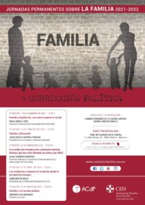 familia y educacion Jornadas sobre la FAMILIA Y EDUCACIÓN / 16 febrero 2ª Sesión