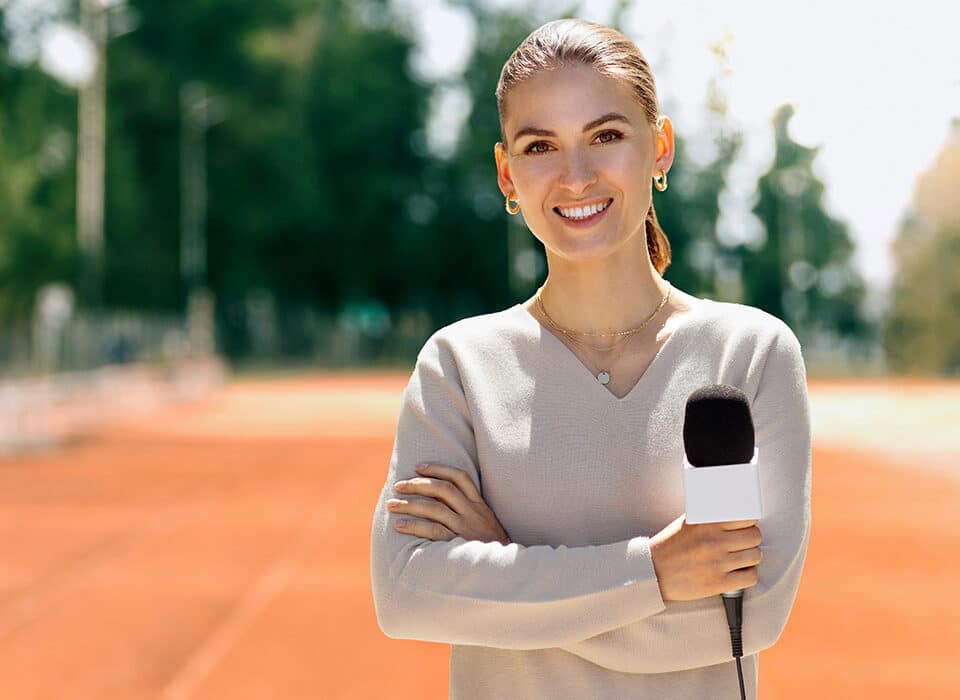 como ser periodista deportivo en pistas de atletismo