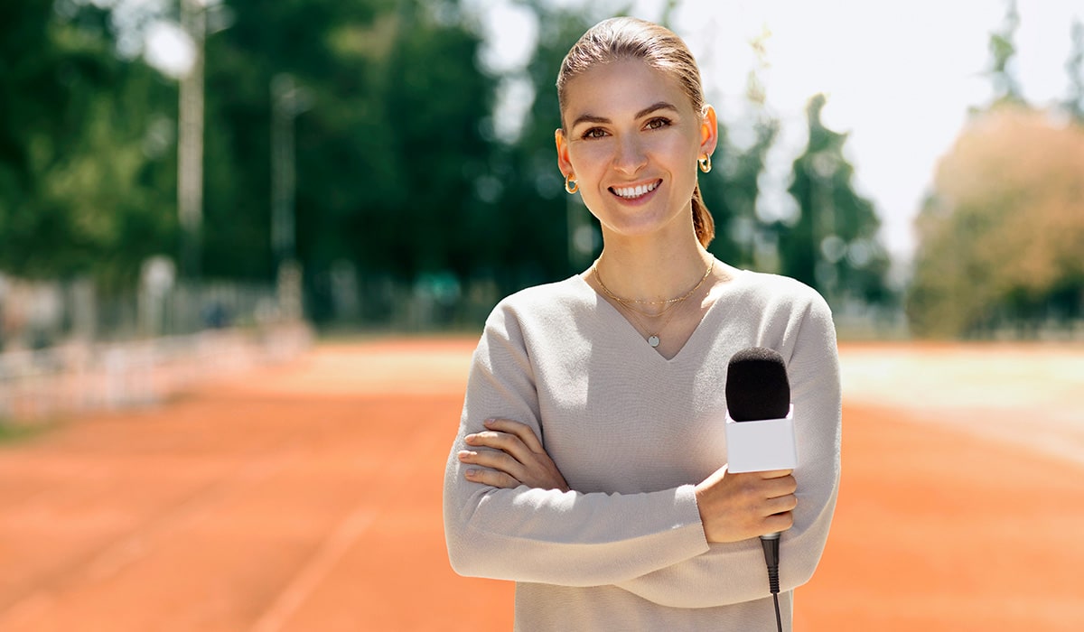 como ser periodista deportivo en pistas de atletismo