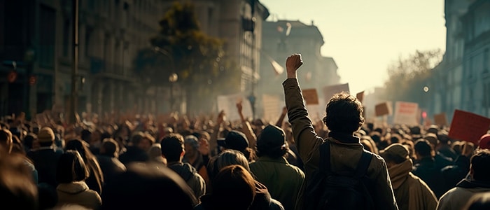 Manifestación estado de derecho